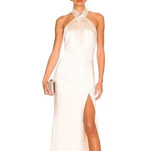 Elliatt x Revolve Larina Maxi Dress in Pearl